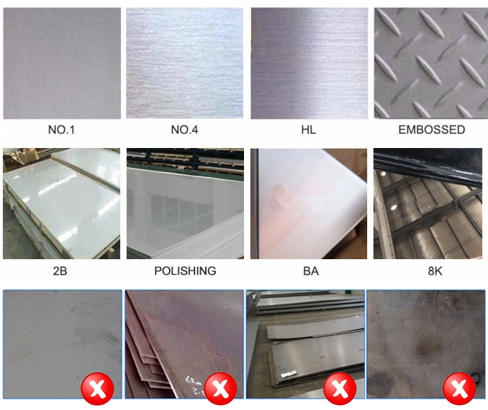 AISI 201 304 430 904 Steel Sheet Inox 316 Super Duplex Stainless Steel Plate Price 316L/2b