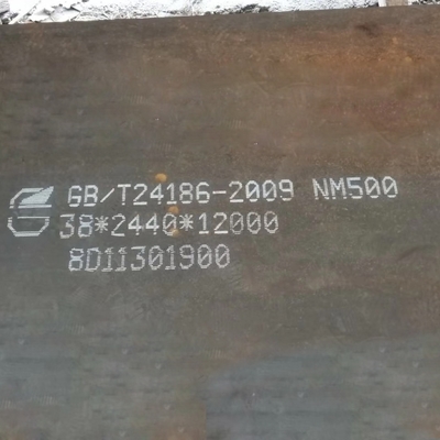 Customized Anti Wear Steel Plate Ar Abrasion Resistant 2000mm
