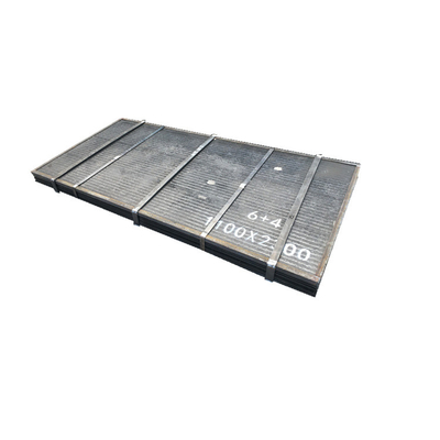 Bin Liner Alloyed Anti Wear Composite Steel Plate Chromium Carbide Wear Hardfacing
