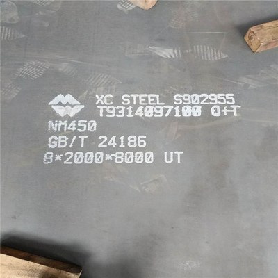 NM400 NM500 Wear Resistance Steel Carbon Sheet Plate For Mining Machinery 150mm